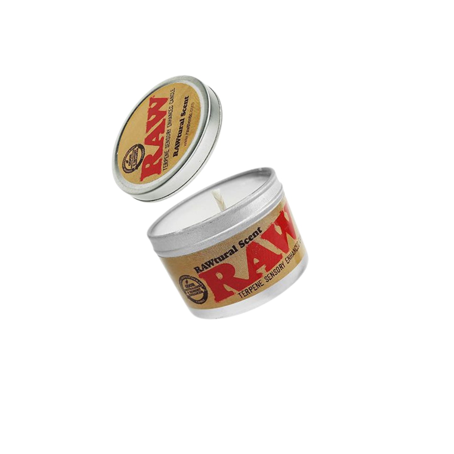 RAW CANDLE RAWTURAL SCENT WITH HEMP SEED OIL