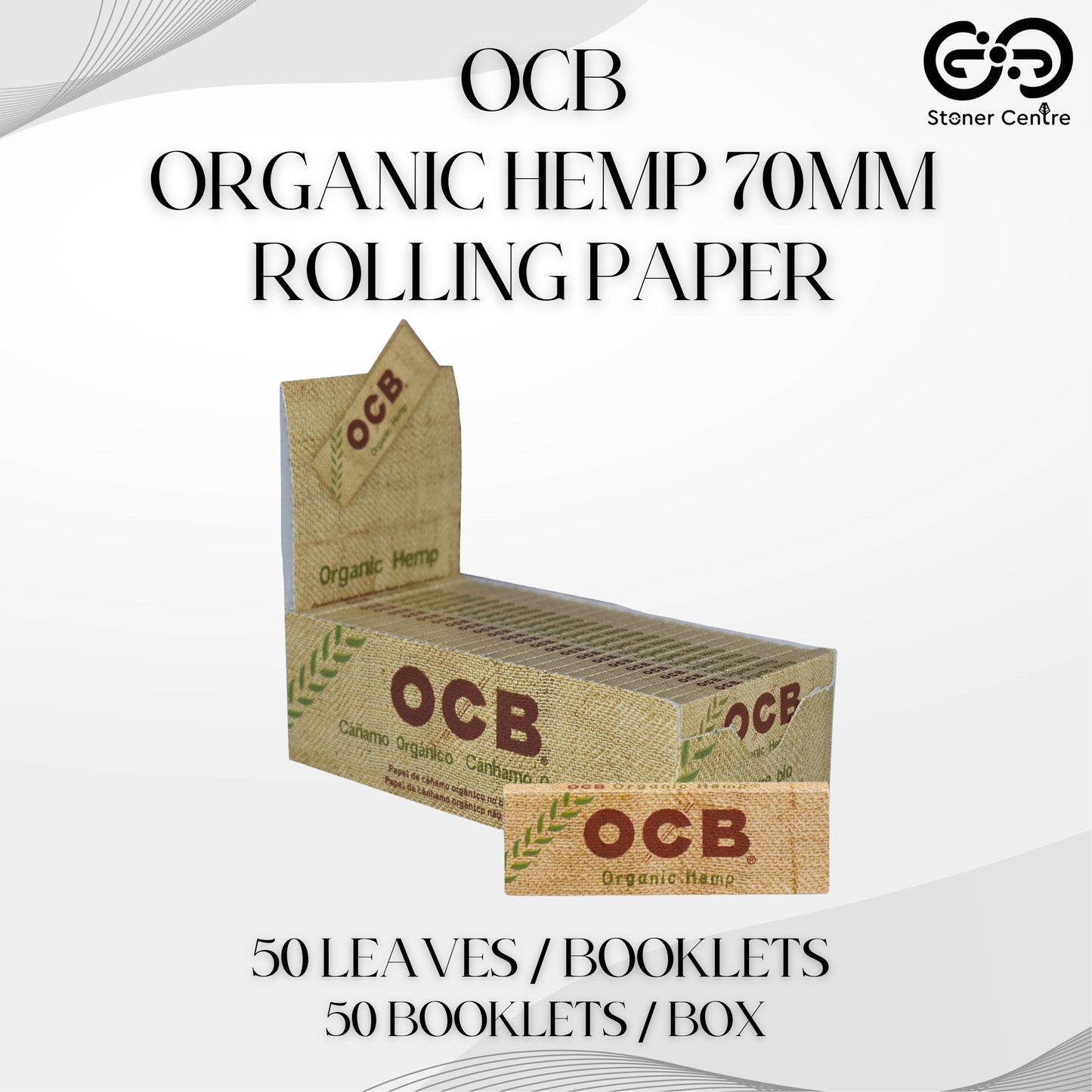 ROLLING PAPER | OCB ORGANIC HEMP 70MM ROLLING PAPER
