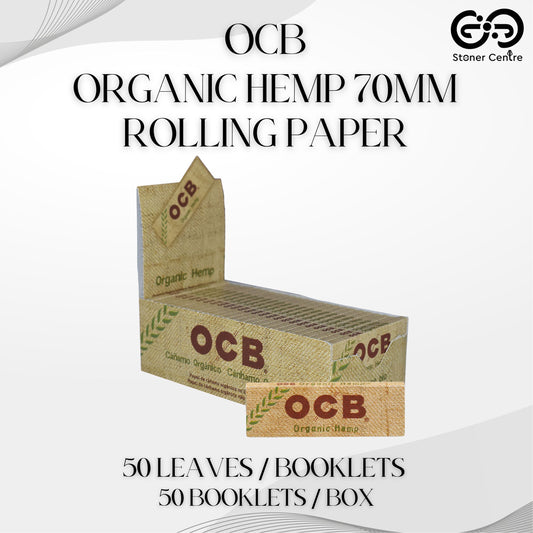 ROLLING PAPER | OCB ORGANIC HEMP 70MM ROLLING PAPER