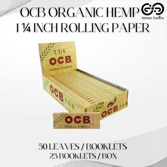 ROLLING PAPER | OCB ORGANIC HEMP 1 1/4 INCH ROLLING PAPER