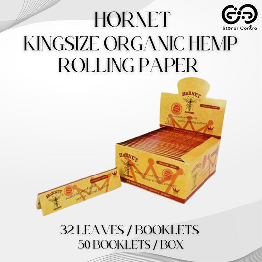 ROLLING PAPER | HORNET KINGSIZE ORGANIC HEMP ROLLING PAPER