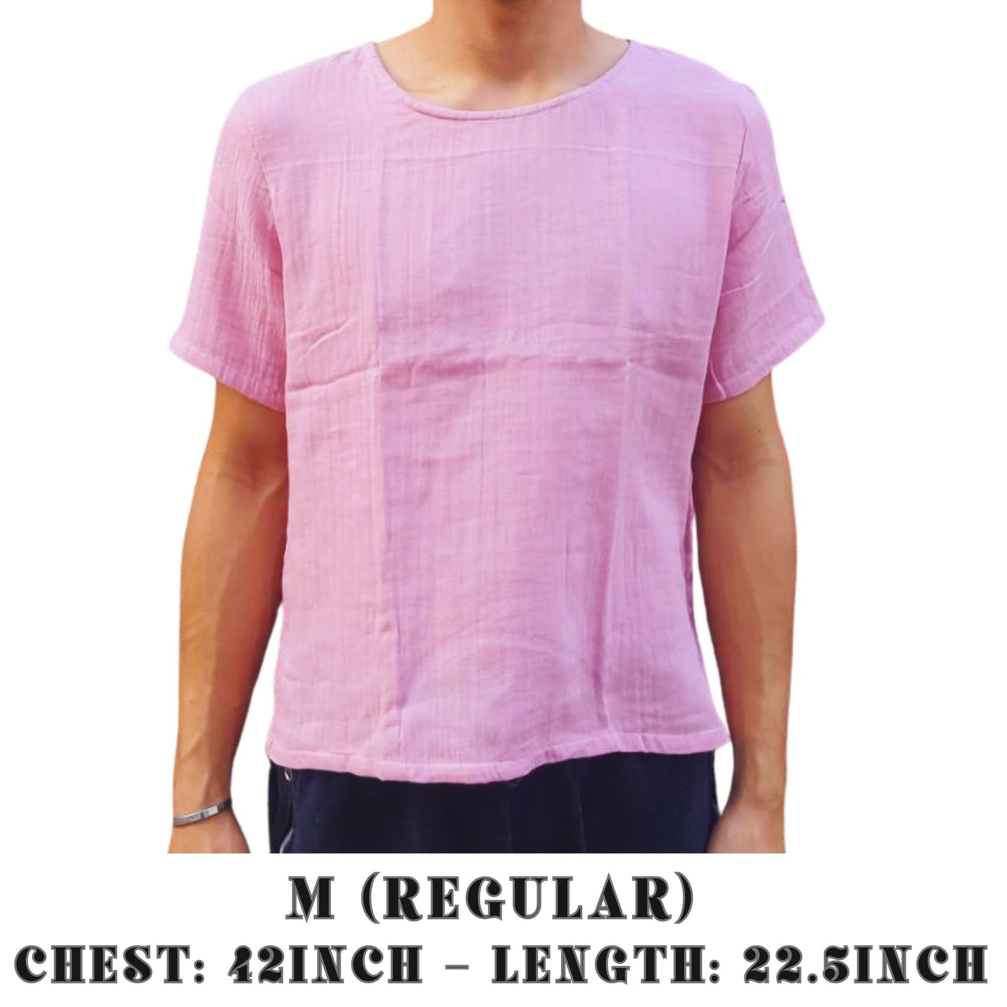 RAK MAE รักแม่ | COMFY COTTON CLASSIC SHIRT - PINK