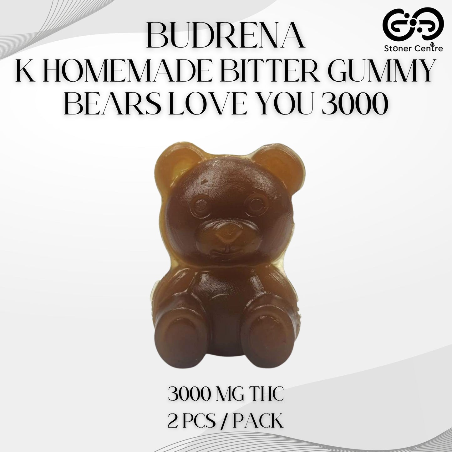 JELLY BUDRENA K HOMEMADE BITTER GUMMY - BEARS LOVE YOU 3000