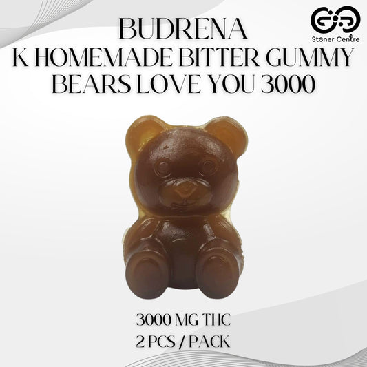JELLY BUDRENA K HOMEMADE BITTER GUMMY - BEARS LOVE YOU 3000