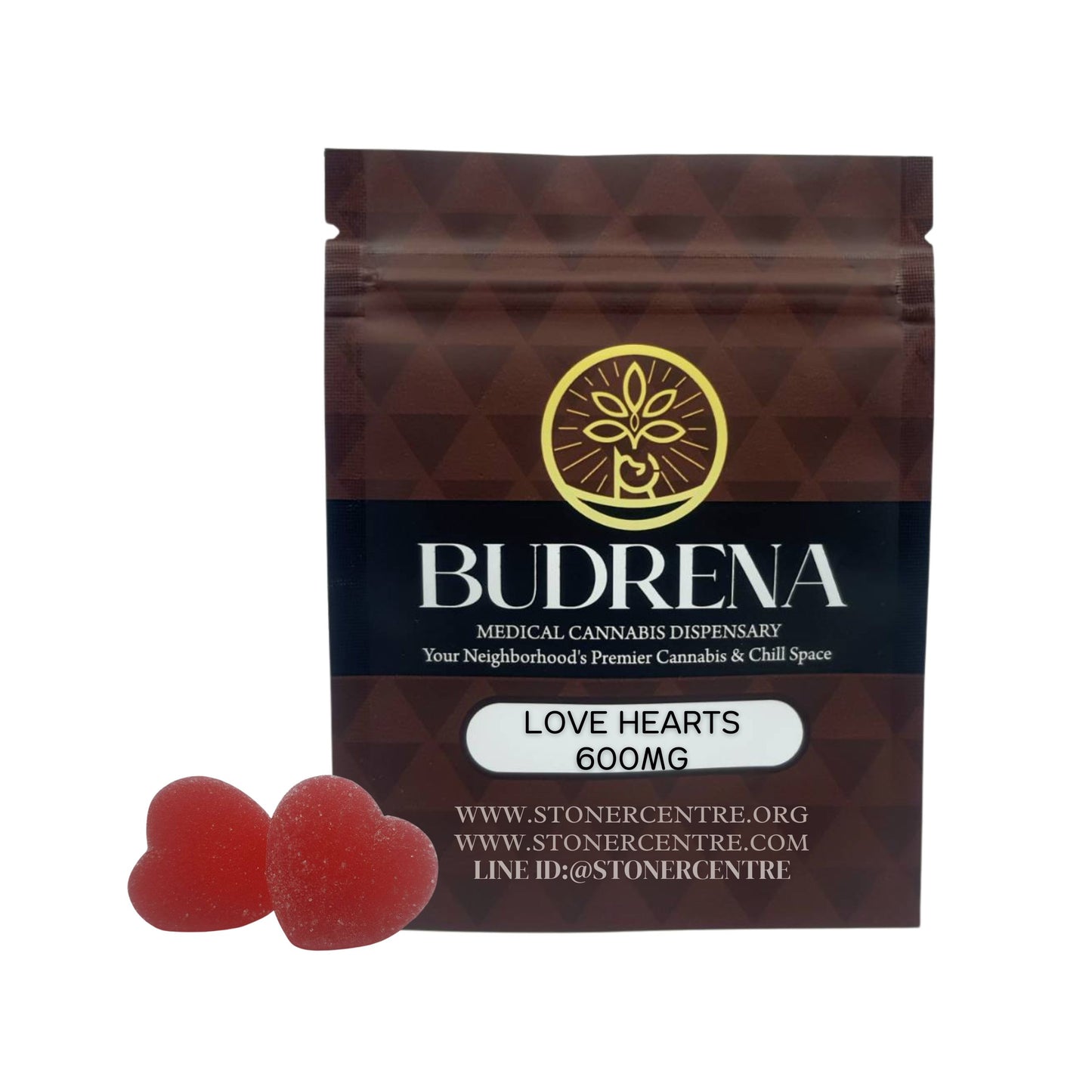 JELLY BUDRENA GREEN VIBE | LOVE HEARTS 600MG