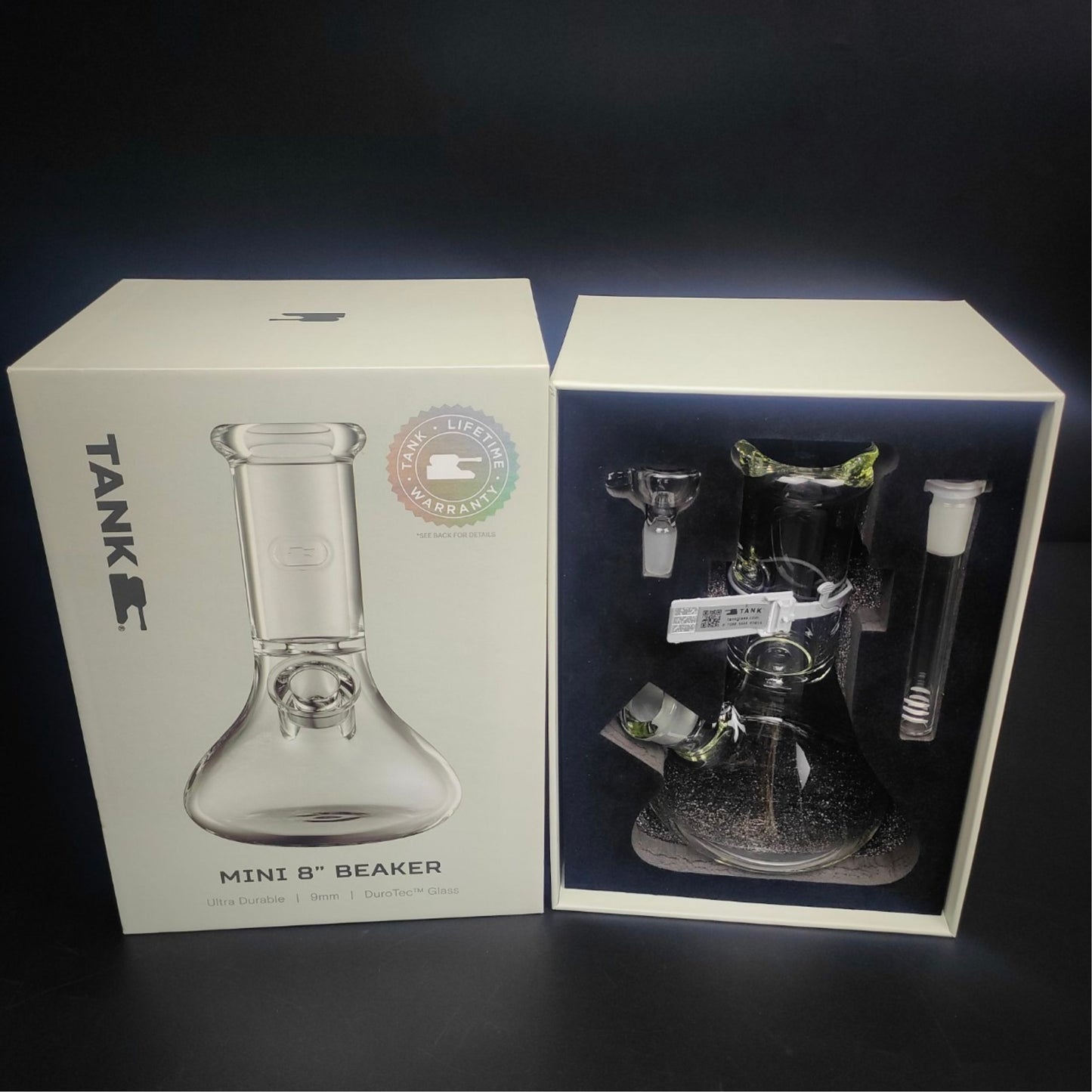 GLASS BONG | TANK GLASS MINI WITH BOX SET 8 INCH