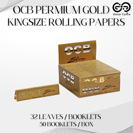 ROLLING PAPER | OCB PREMIUM KINGSIZE GOLD ROLLING PAPER