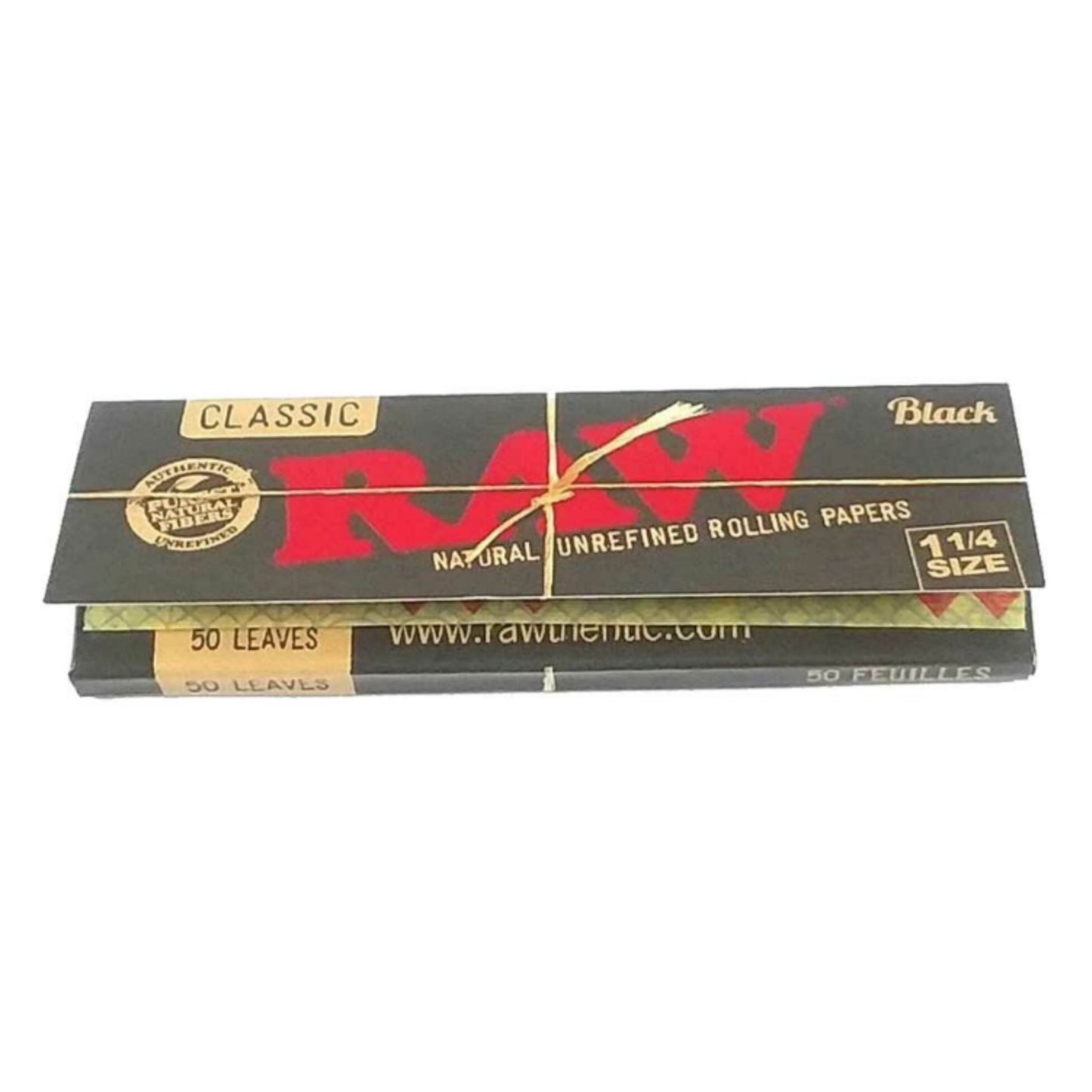 ROLLING PAPER | RAW CLASSIC BLACK ROLLING PAPER 1 ¼"