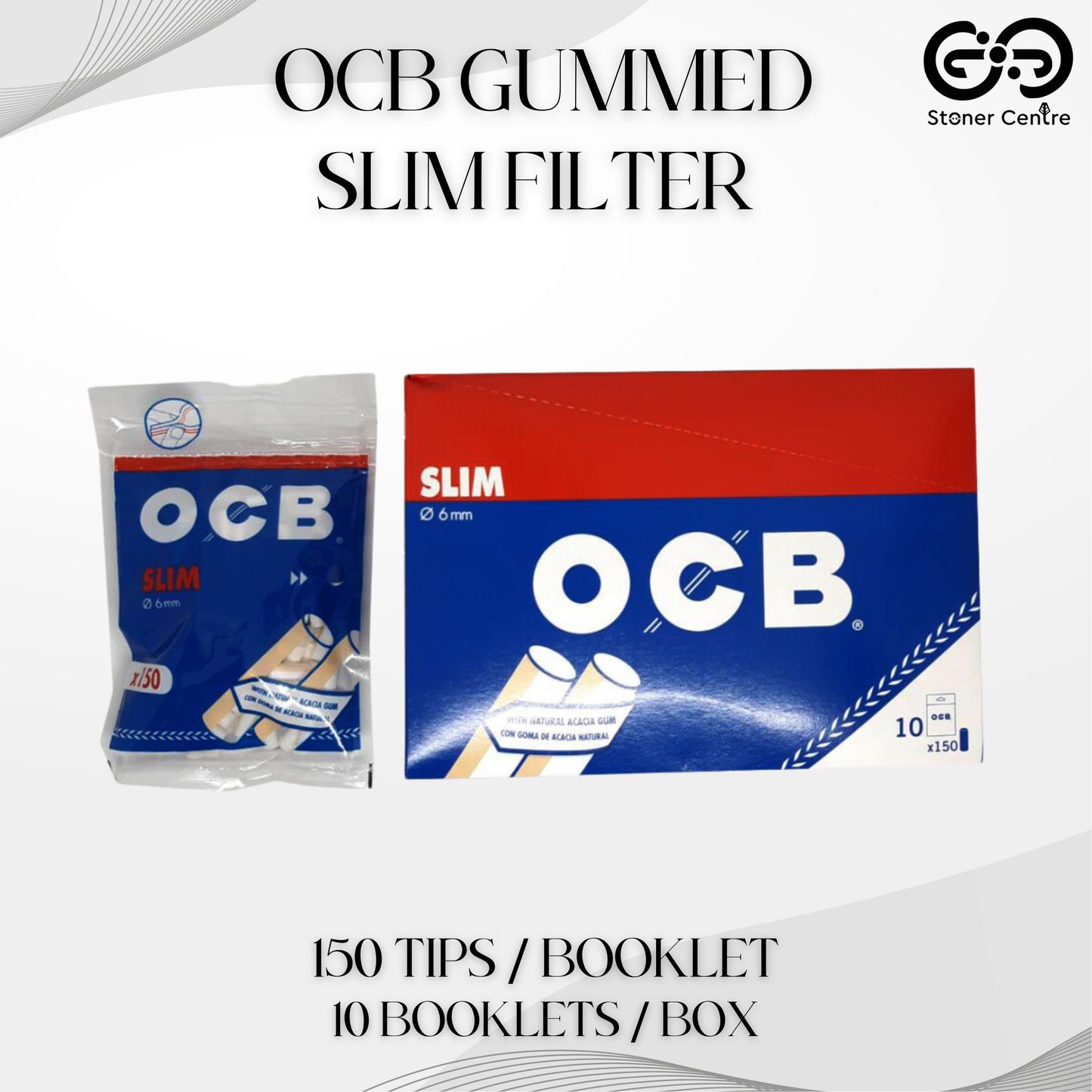 ROLLING PAPER | OCB GUMMED SLIM FILTER