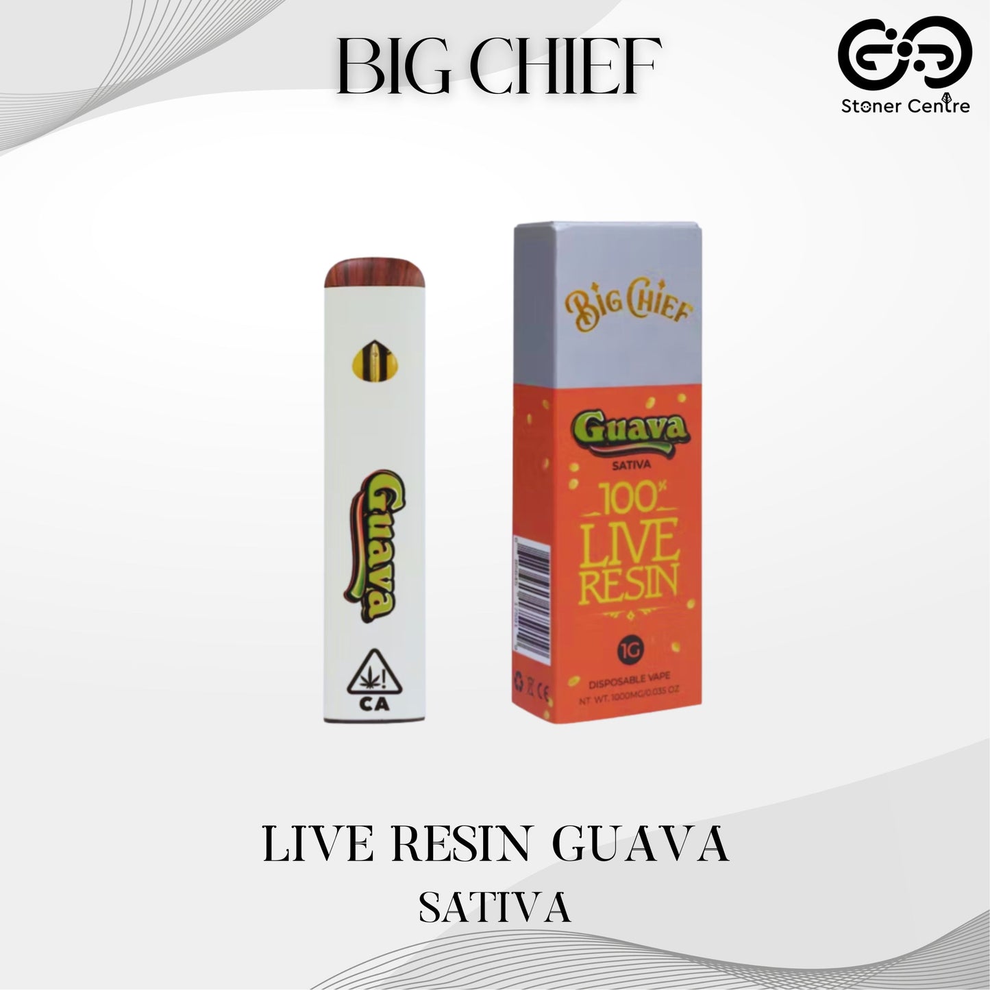 BIG CHIEF DISPOSABLE PEN 1.0ML | GUAVA : SATIVA