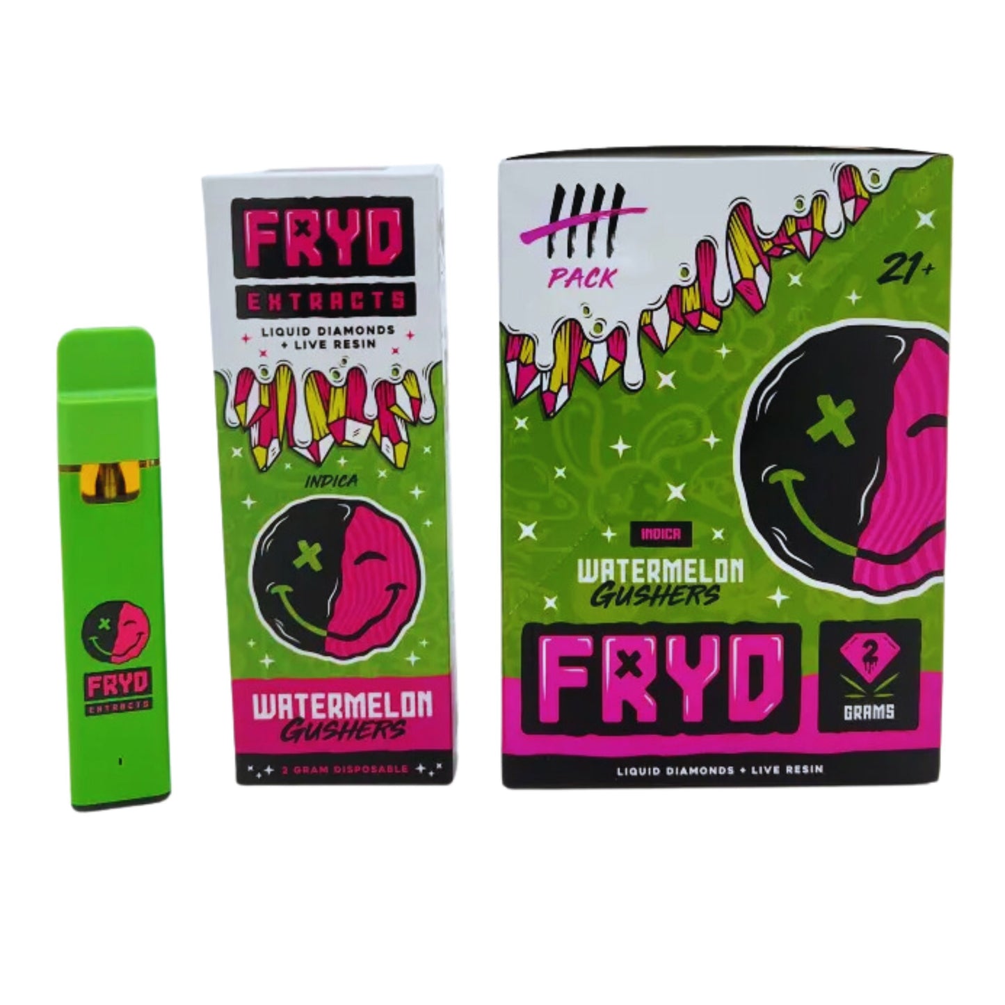 FRYD EXTRACTS DISPOSABLE 2 ML.| WATERMELON GUSHERS