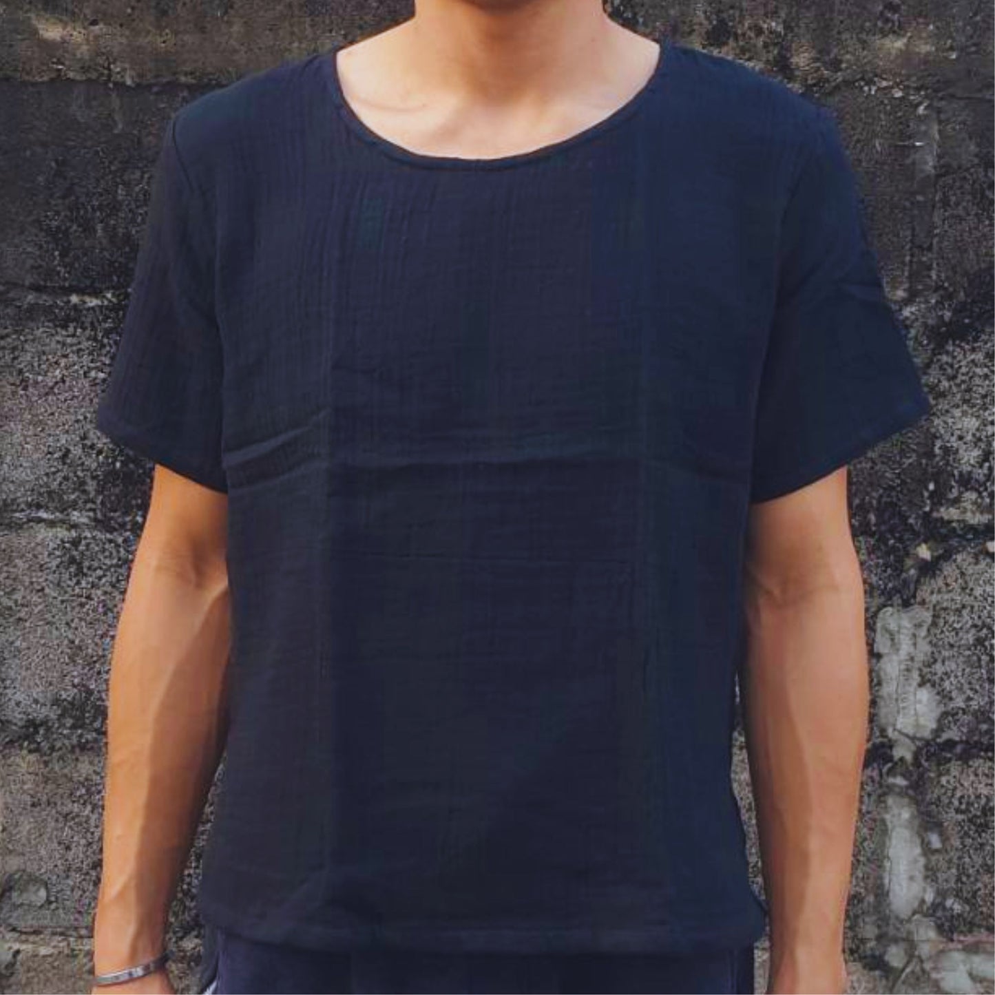 RAK MAE รักแม่ | COMFY COTTON CLASSIC SHIRT - BLACK