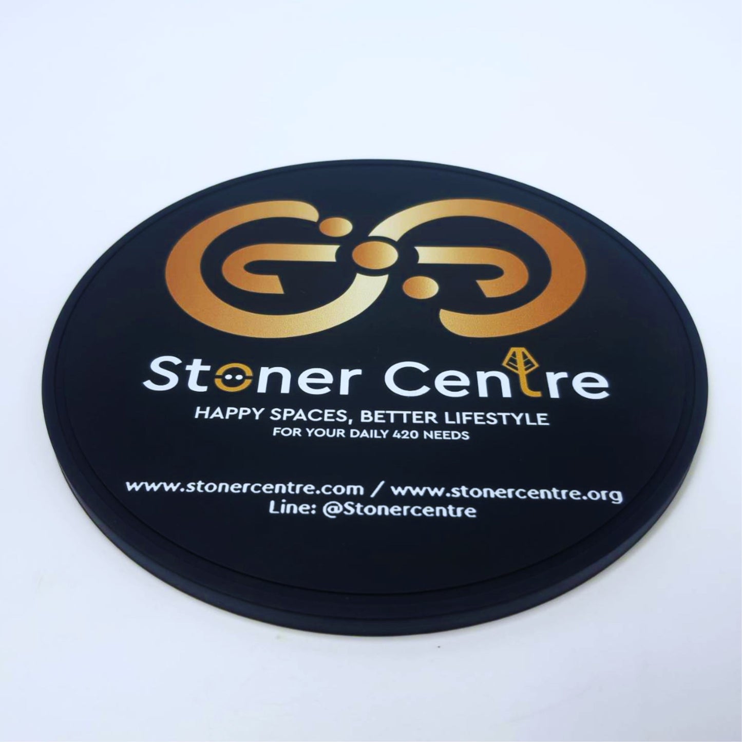 SILICONE | STONERCENTRE SILICONE PAD 16x16CM 6MM THICKNESS 250 CELIUS HEAT RESISTANCE & SHOCK ABSORBANT SINGLE - SIDED HONEYCOMB DAB MAT