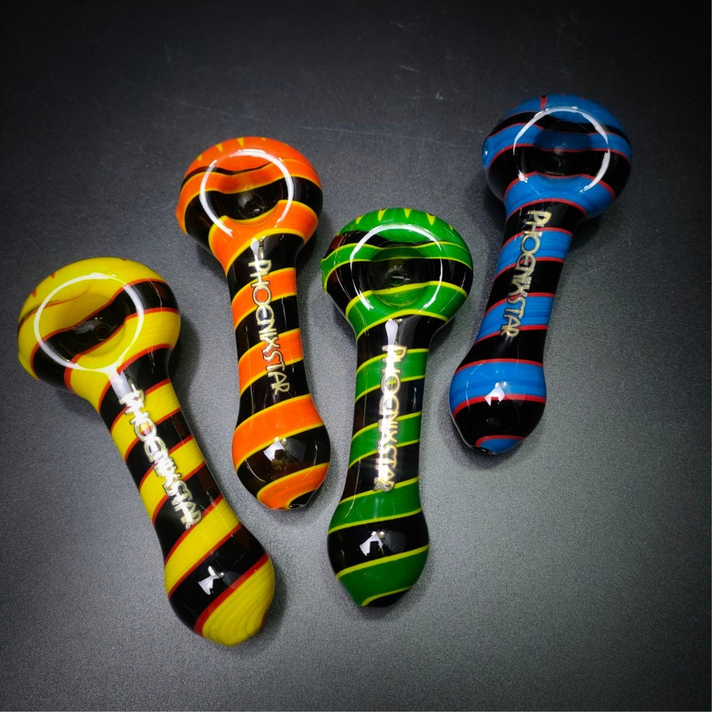 PIPE | PHOENIX STAR VORTEX STRIPES PIPE 4.5 INCH