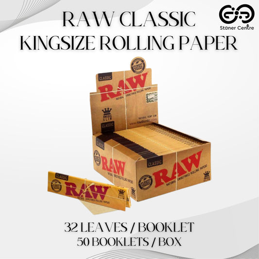 ROLLING PAPER | RAW CLASSIC KINGSIZE ROLLING PAPER