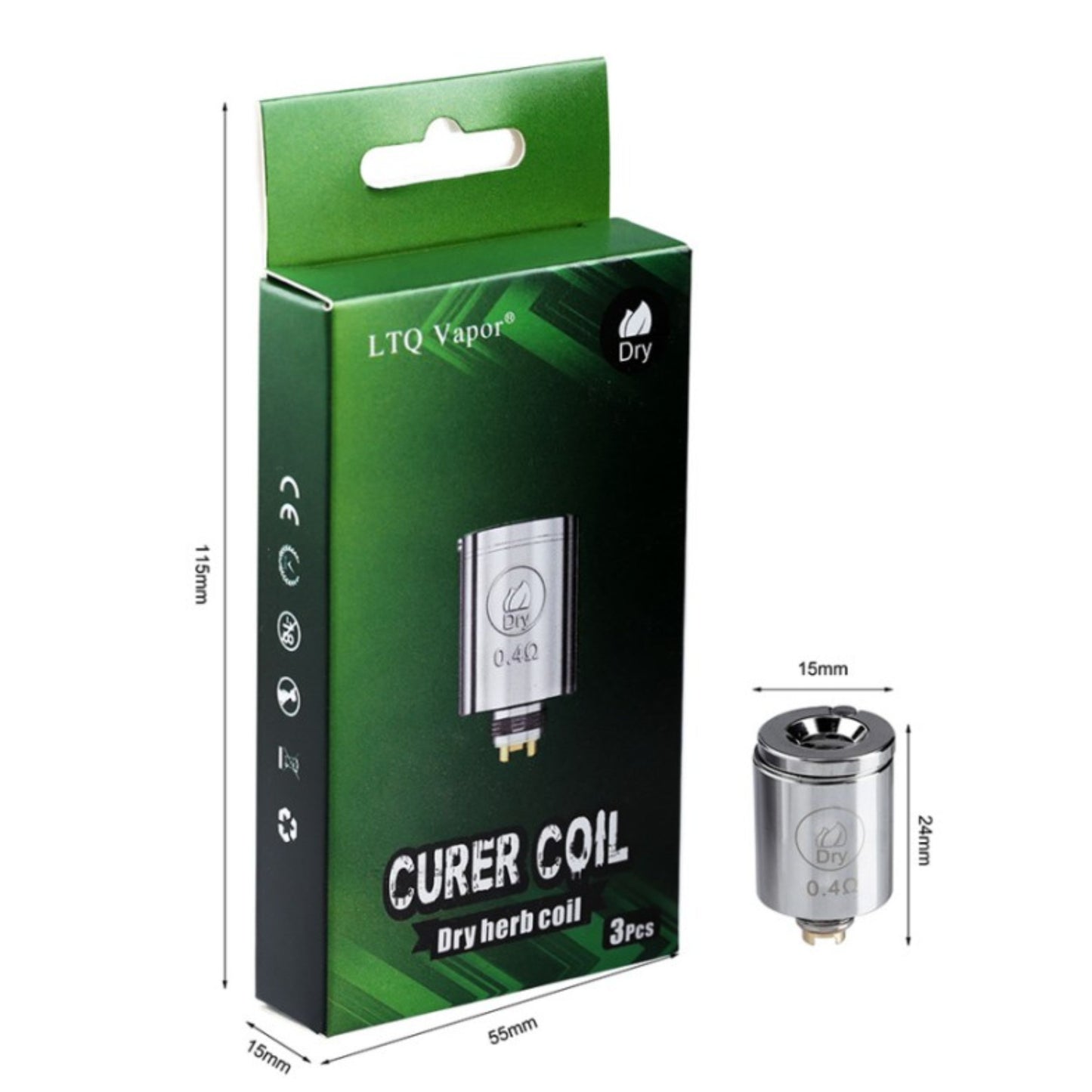 LTQ VAPOR | CURER OIL - DRY HERB COIL