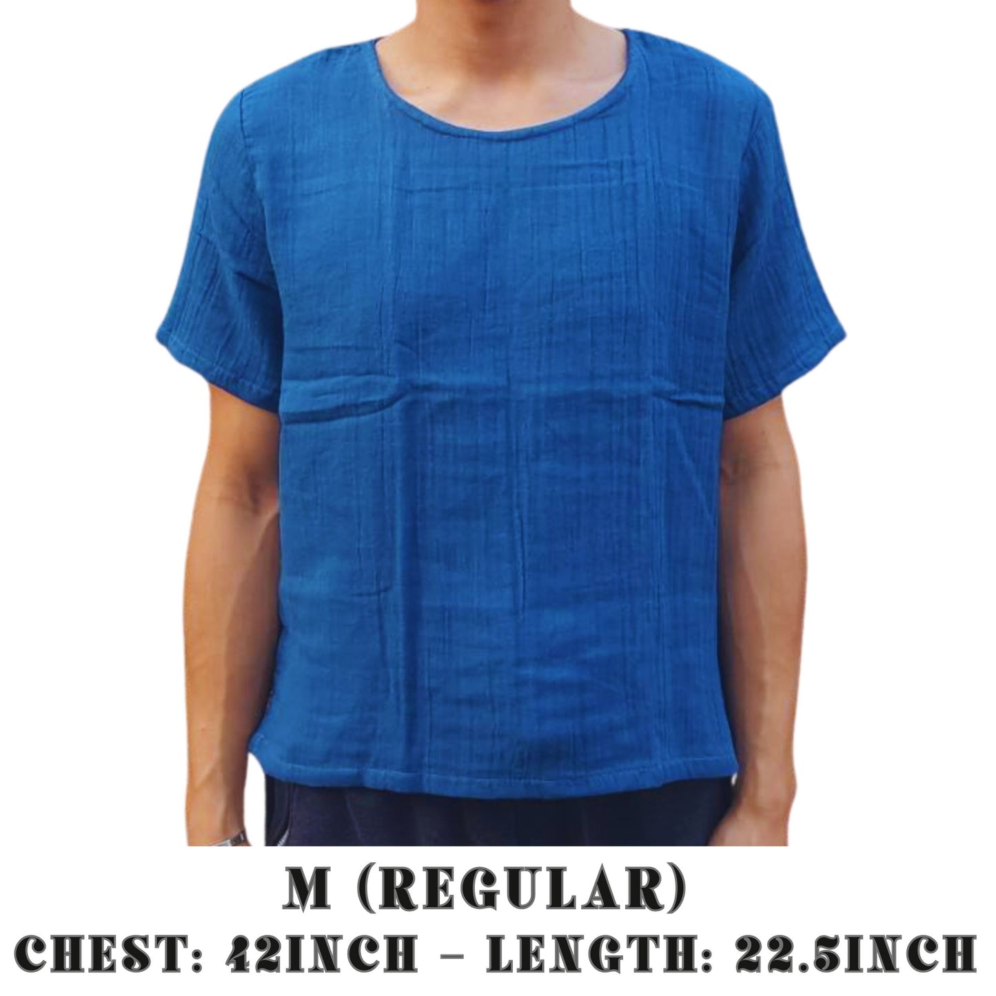 RAK MAE รักแม่ | COMFY COTTON CLASSIC SHIRT - DARK BLUE
