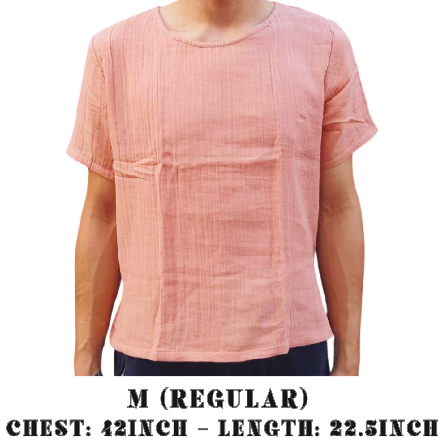 RAK MAE รักแม่ | COMFY COTTON CLASSIC SHIRT - PEACH