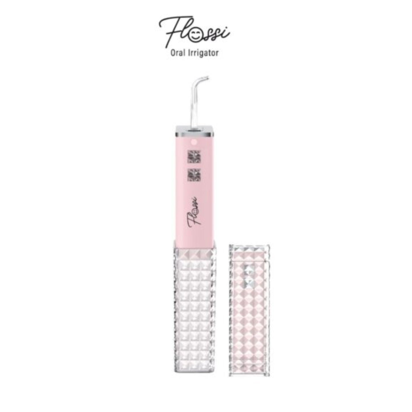 WATER FLOSSER | PORTABLE ORAL IRRIGATOR WITH PISTON PUMP PINK