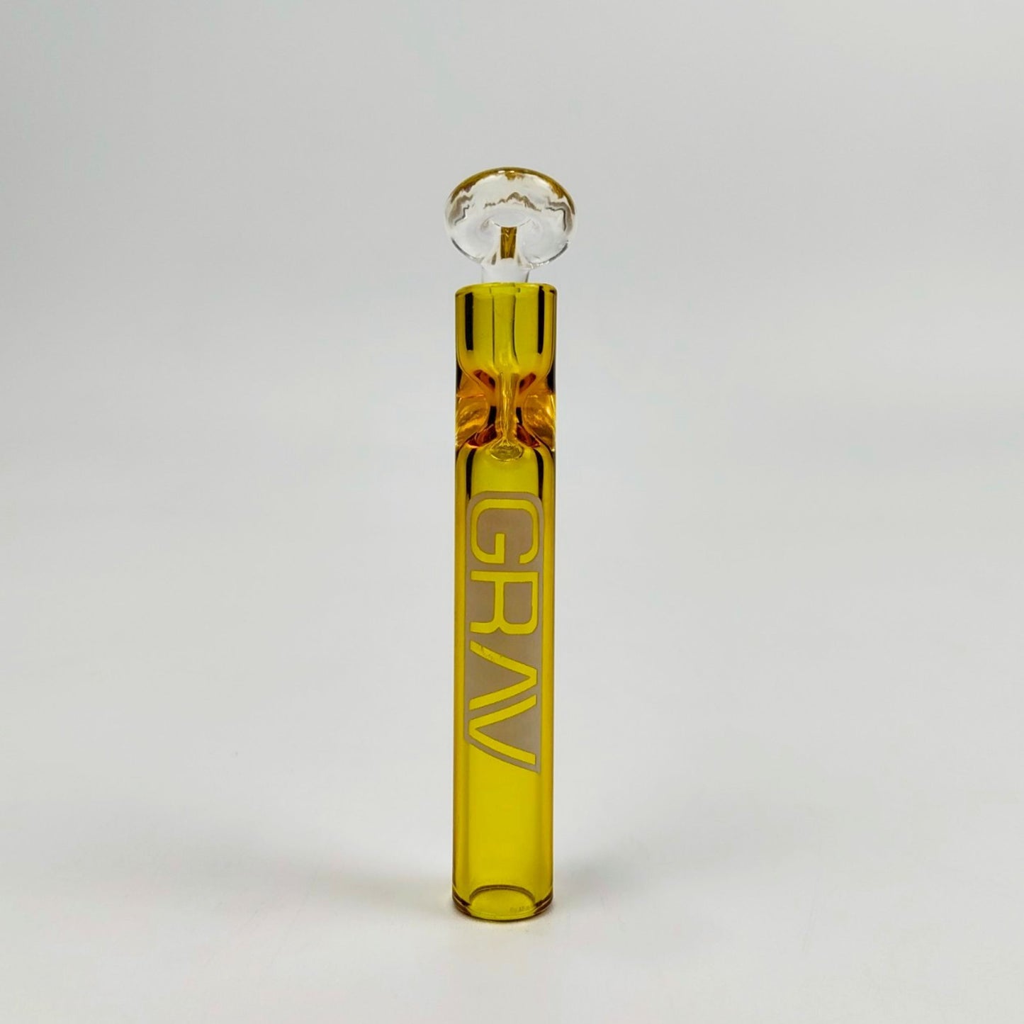 PIPE | GRAV CONCENTRATE TESTER OIL CHILLUM 3.5 INCH | YELLOW BODY