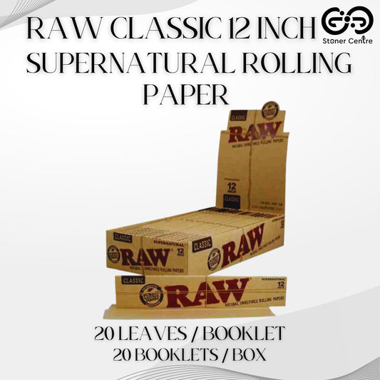 ROLLING PAPER | RAW CLASSIC 12" SUPERNATRUAL ROLLING PAPER