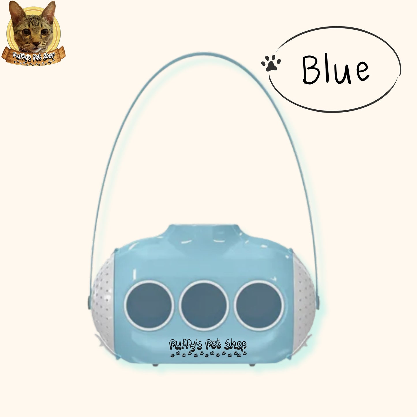 Puffy's Pet Shop | Submarine Cat Bag Honeycare Xiaomi กระเป๋าแมวทรงเรือดำน้ำ  ขนาด 48.5 x 23 x 31.5 ซม.