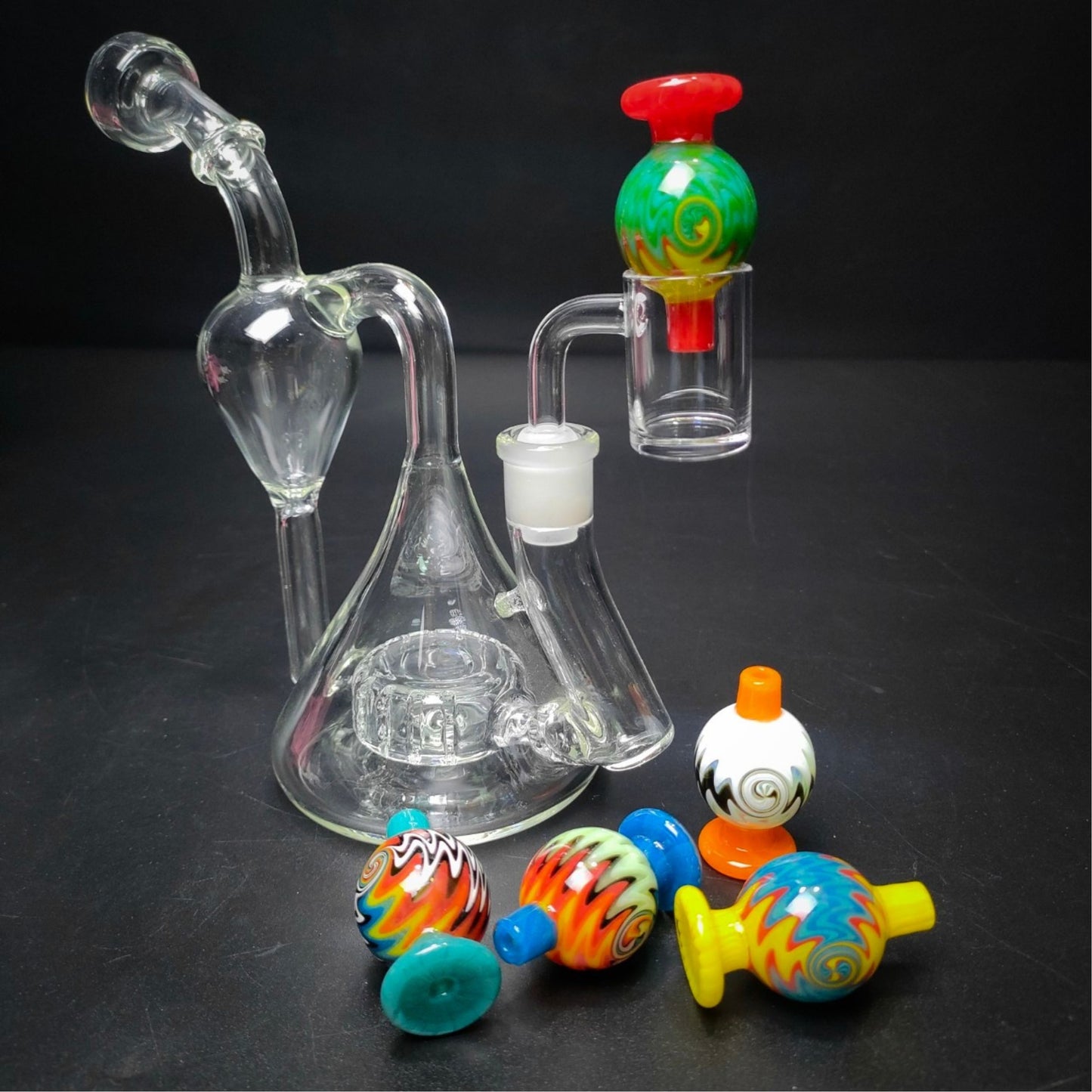 CARB CAP | END OF THE WORLD CARB CAP WITH TIP 10 MM INNER DIAMETER 26.5 MM WIDEST DIAMETER