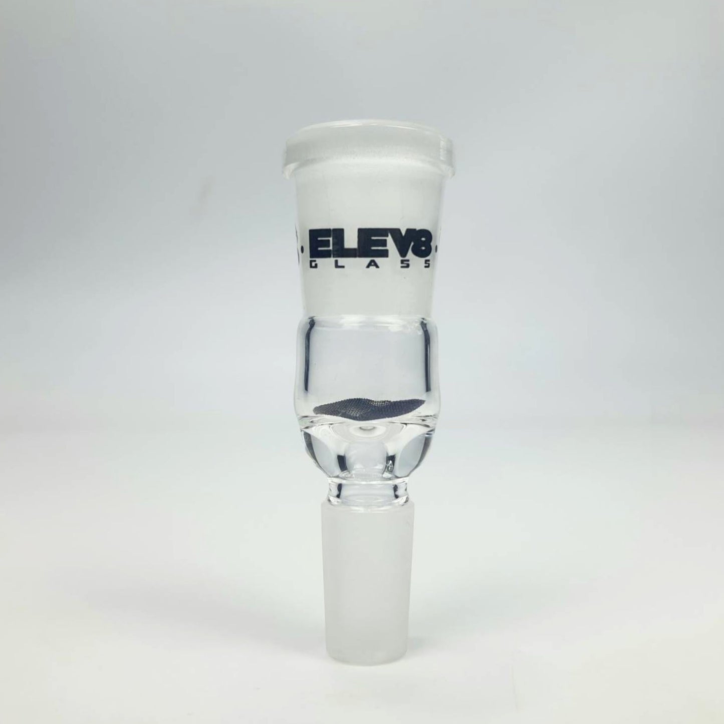 CANNABIS HARDWARE | 14MM INJECTOR STYLE ELEV8 GLASS BOWL - MESH SCREEN