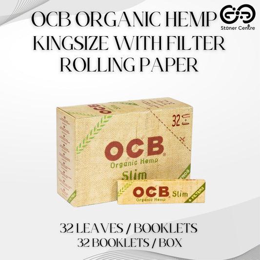ROLLING PAPER | OCB ORGANIC HEMP KINGSIZE WITH FILTER ROLLING PAPER