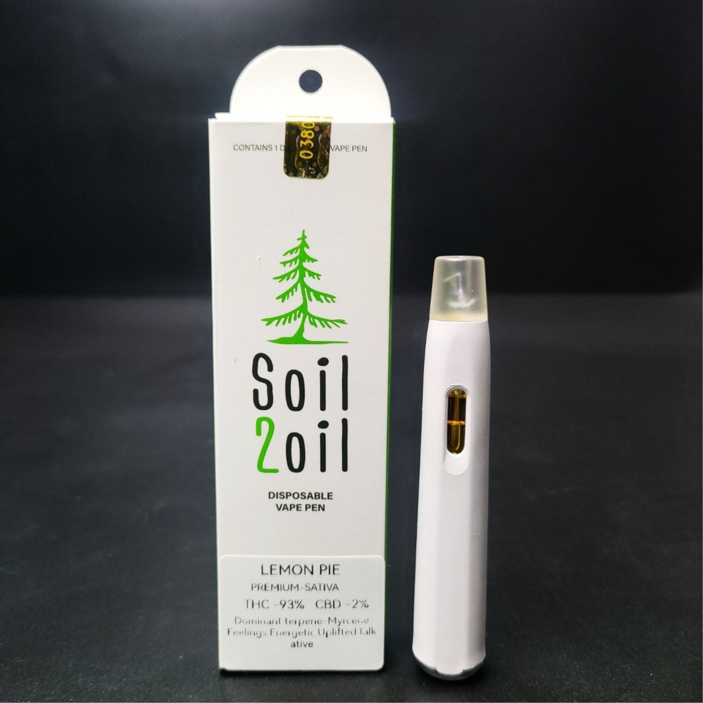 SOIL 2 OIL DISPOSABLE VAPE PEN 1ML. | LEMON PIE