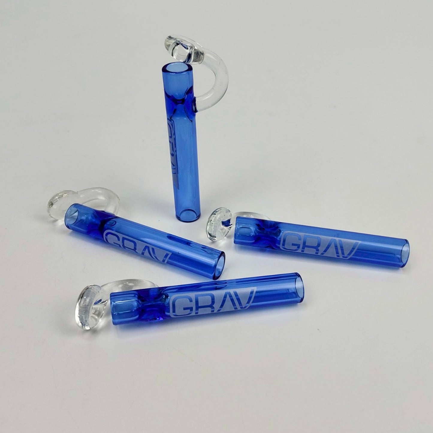 PIPE | GRAV CONCENTRATE TESTER OIL CHILLUM 3.5 INCH | LIGHT BLUE BODY