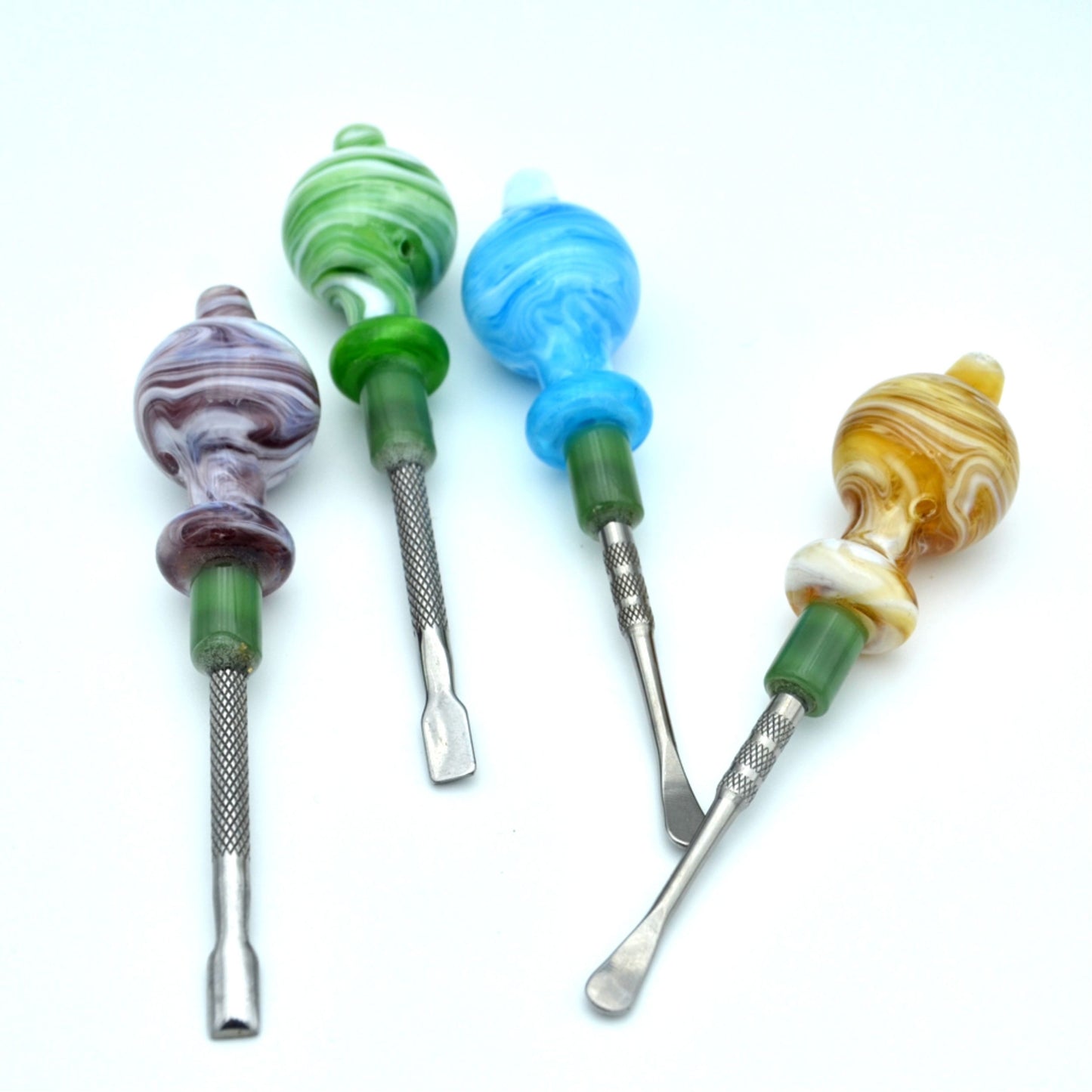 DABBER | METAL DABBER WITH CARB CAP GLASS HOLDER STYLE