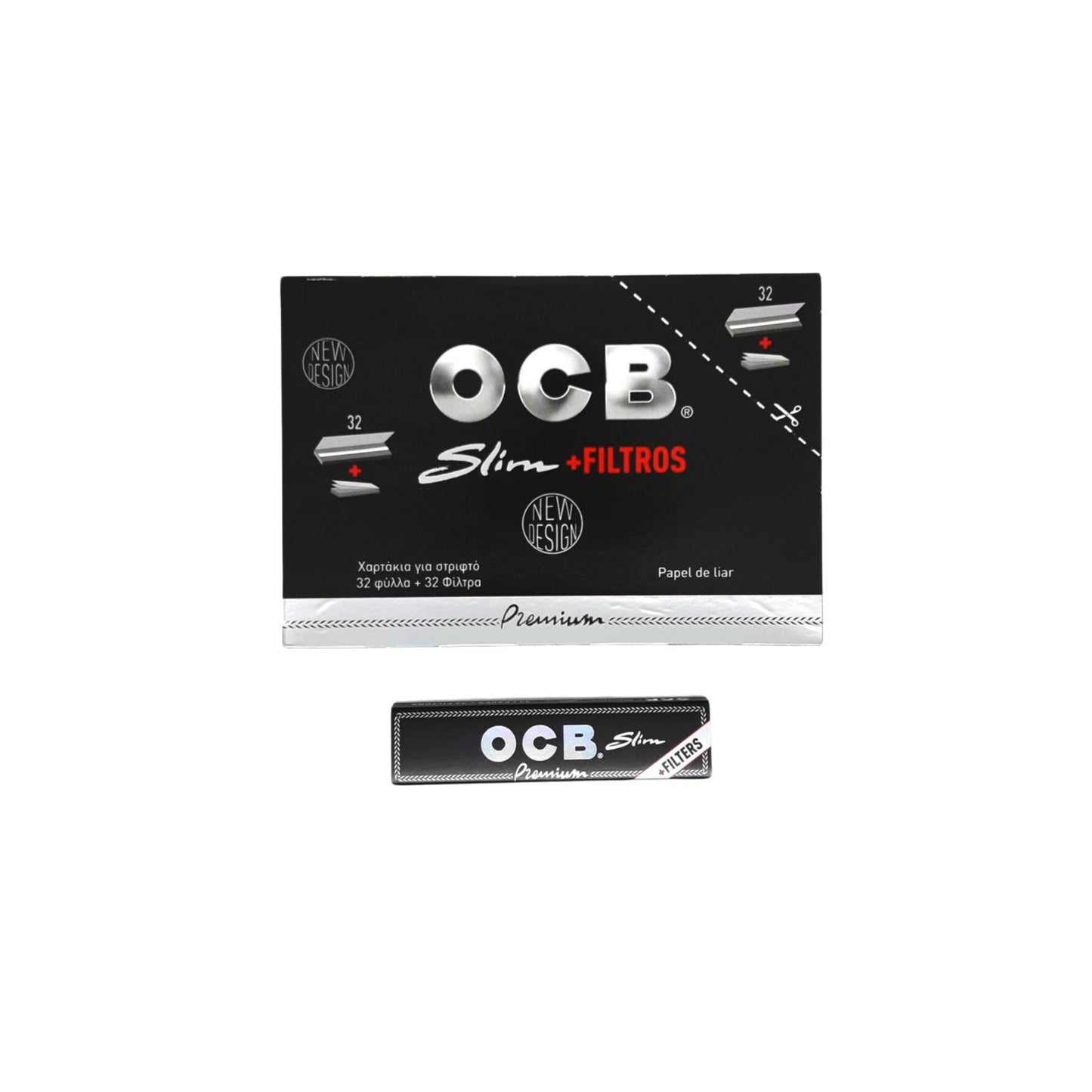 ROLLING PAPER | OCB PREMIUM KINGSIZE WITH FILTER ROLLING PAPER