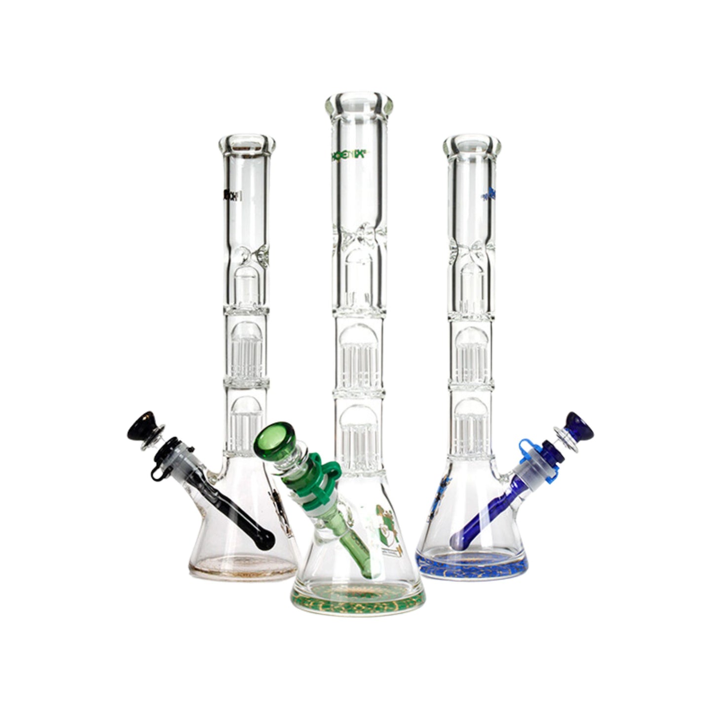 Glass Bong | PHOENIX STAR BEAKER 13 INCH WITH TRIPLE PERCOLATOR