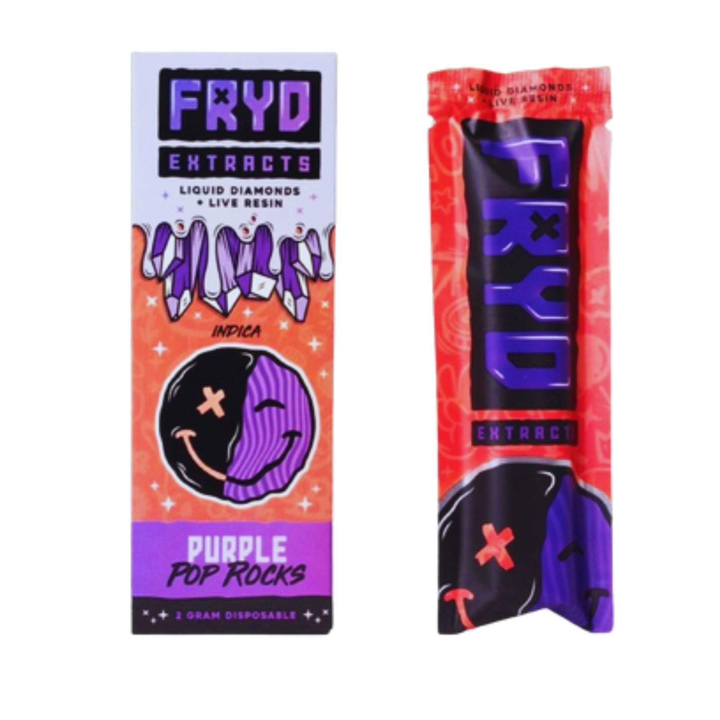 FRYD EXTRACTS DISPOSABLE 2 ML.| PURPLE POP ROCKS