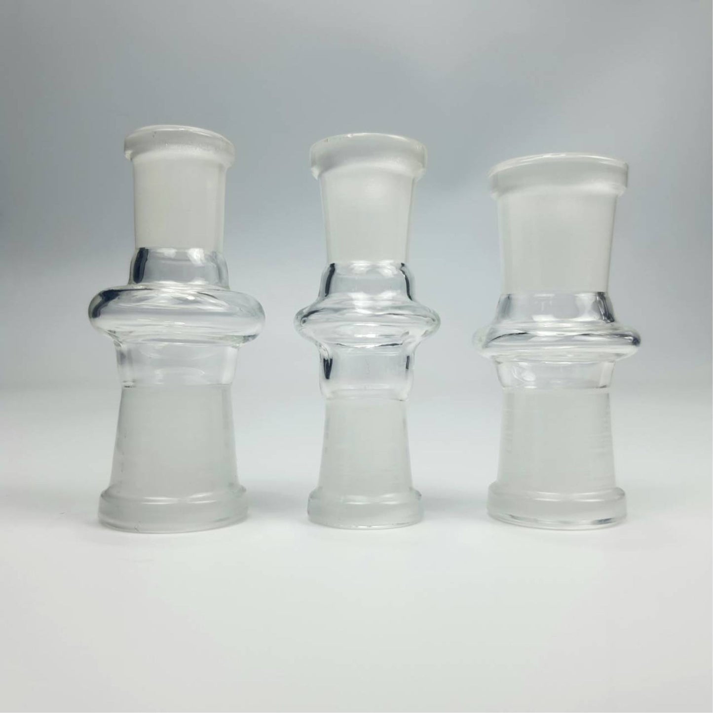 GLASS TUBE | FEMALE TO FEMALE ADAPTOR - 14MM FEMALE TO 14MM FEMALE / 14MM FEMALE TO 18MM FEMAL / 18MM FEMALE TO 18MM FEMALE