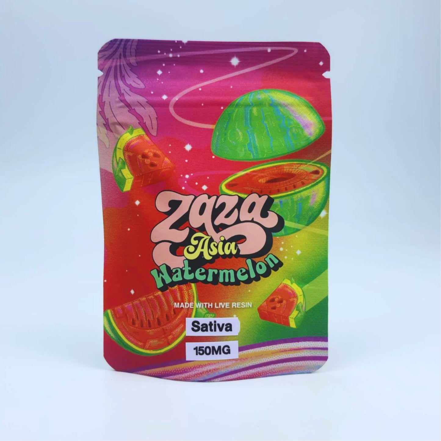JELLY ZAZA ASIA | WATERMELON 150MG EDIBLES GUMMY INFUSED THC SNACK