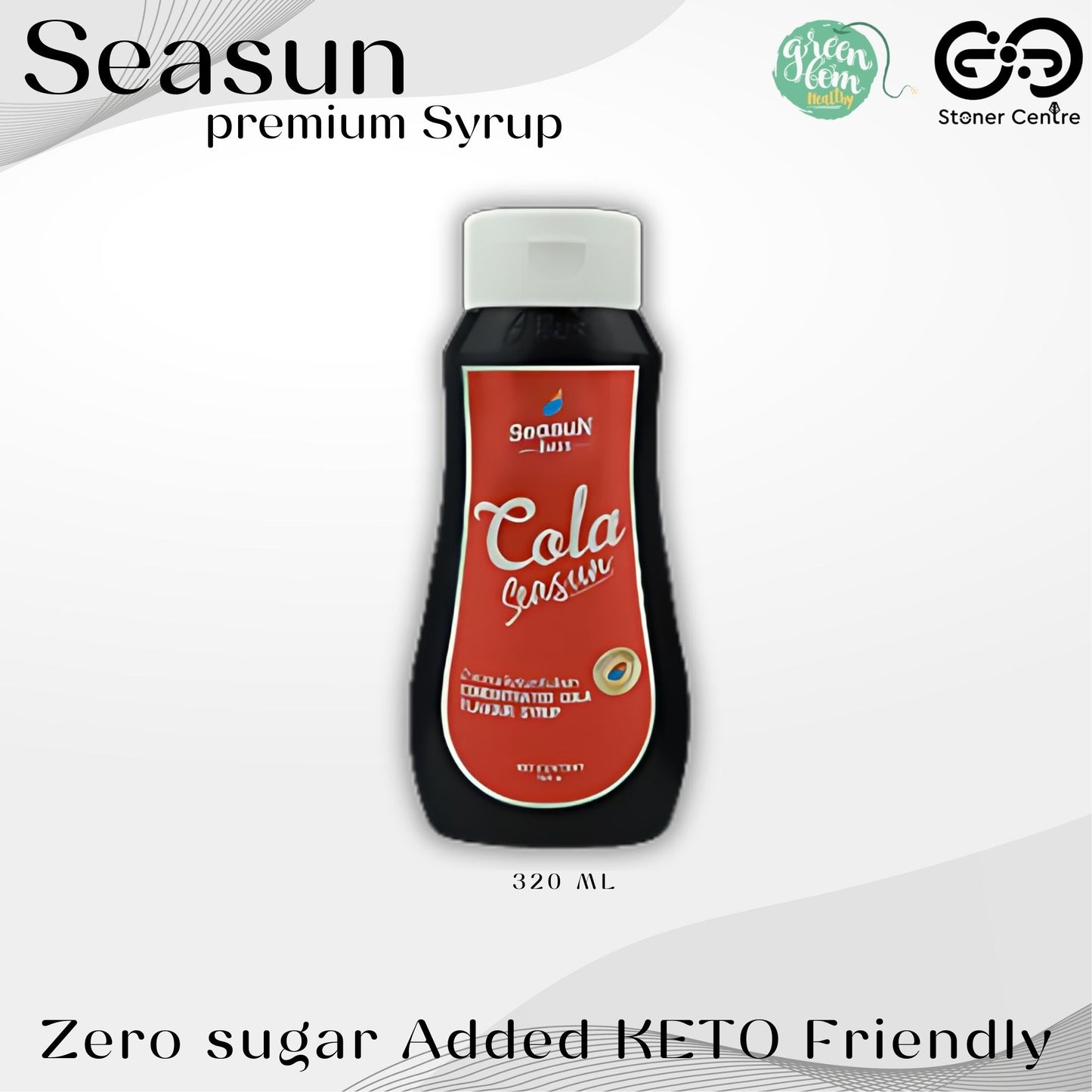 Seasun Premium Concentrated Syrup - Cola | "กลิ่นโคล่า" สีสรรไซรัป น้ำหวานเข้มข้นพรีเมี่ยม น้ำตาล 0% KETO