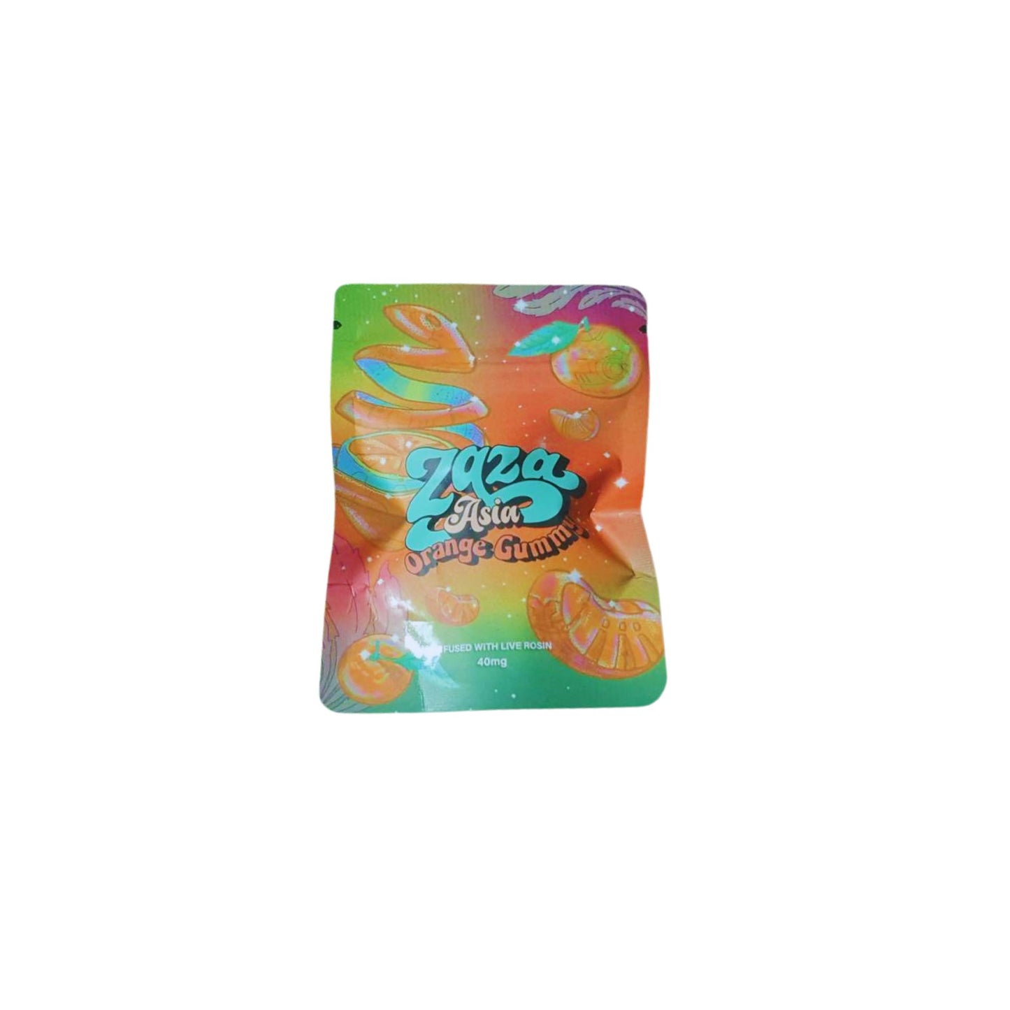 Jelly Zaza Asia Orange Gummy Edibles gummy infused thc snack