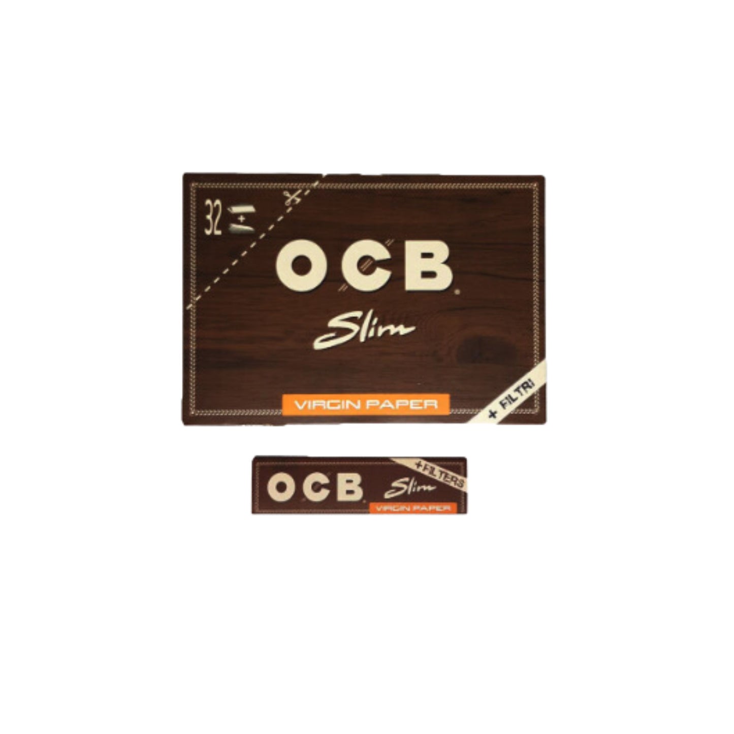 ROLLING PAPER | OCB VIRGIN KINGSIZE WITH FILER ROLLING PAPER