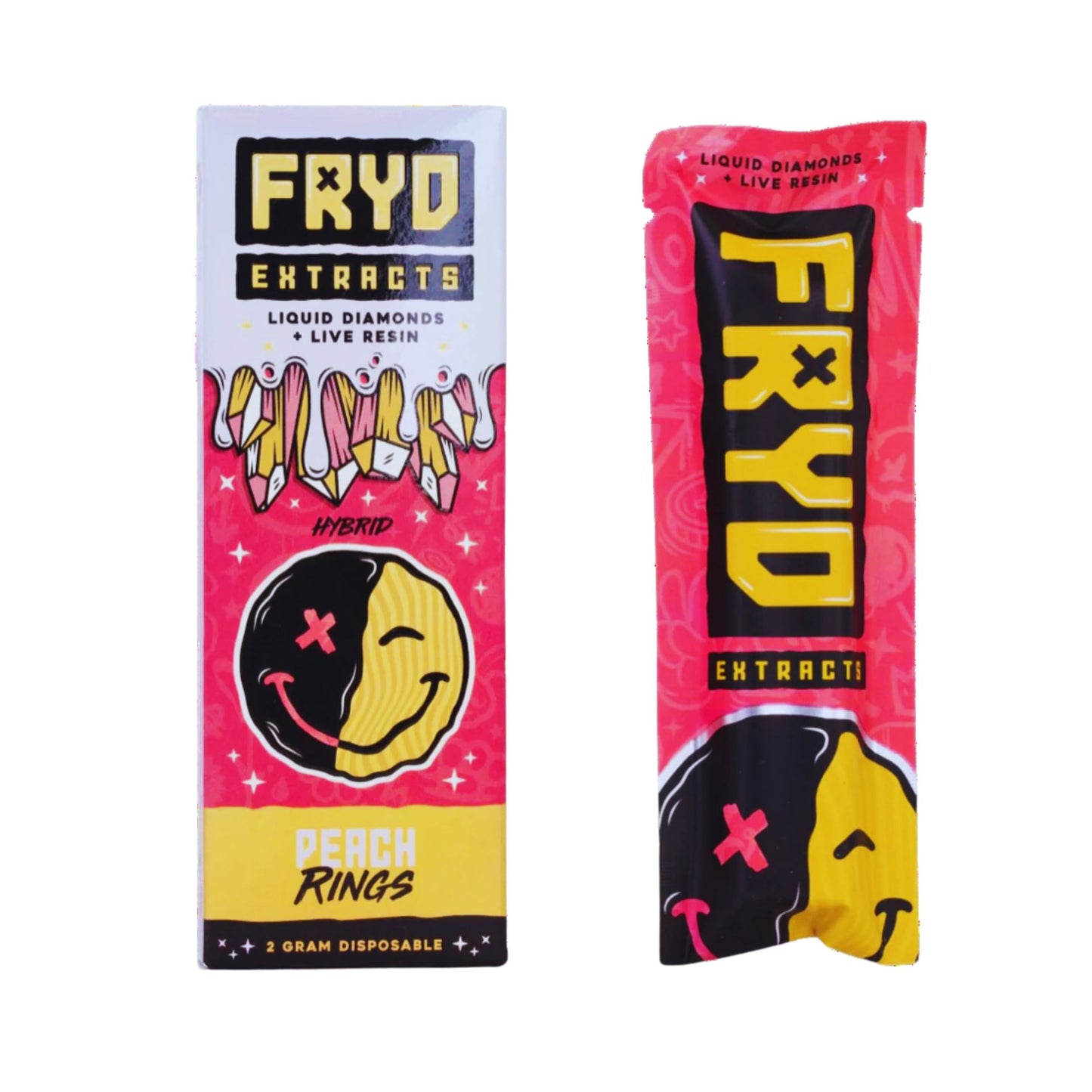 FRYD EXTRACTS DISPOSABLE 2 ML.| PEACH RINGS