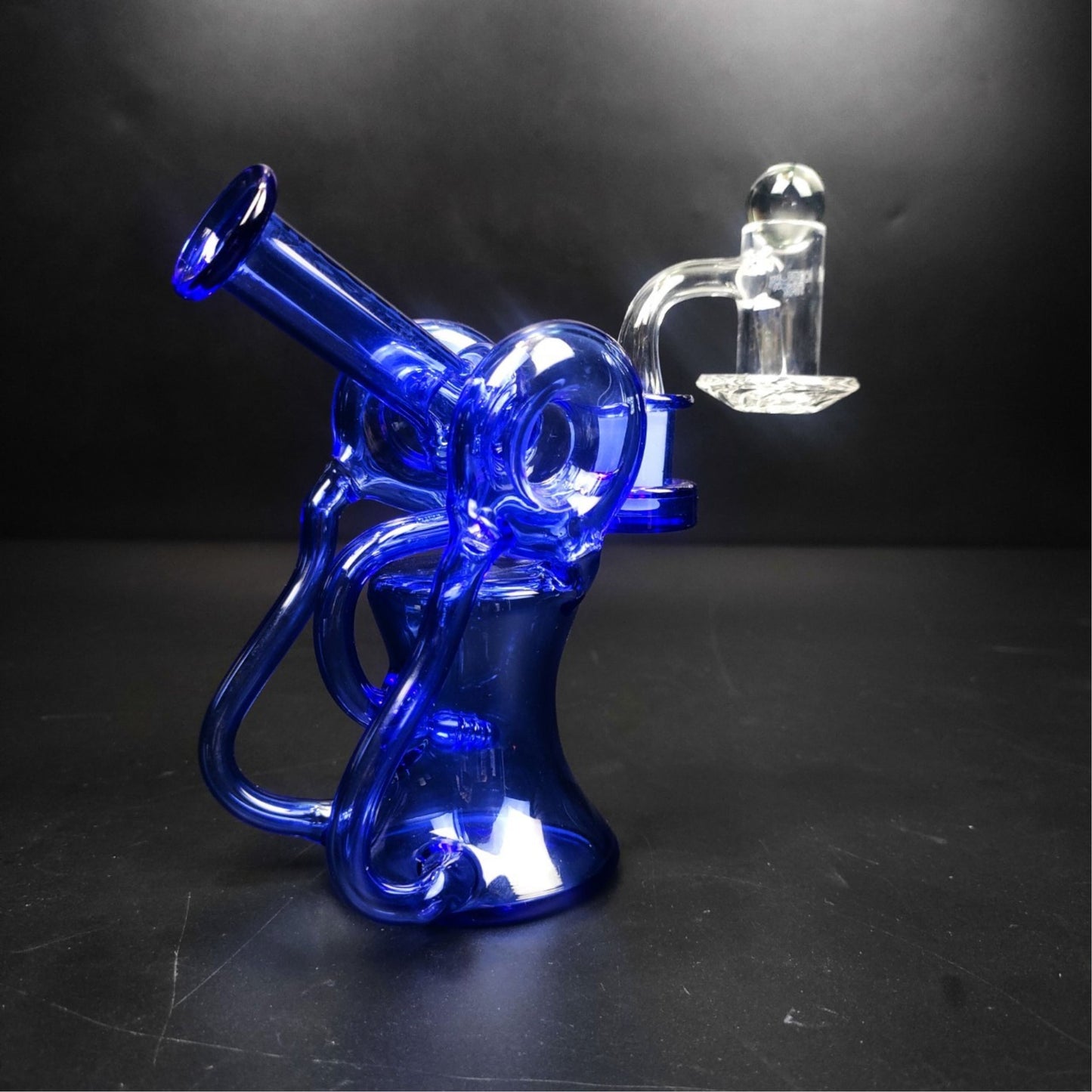 Glass Bong | 7 Pcs Recycler Portable Oil Rig Set Full