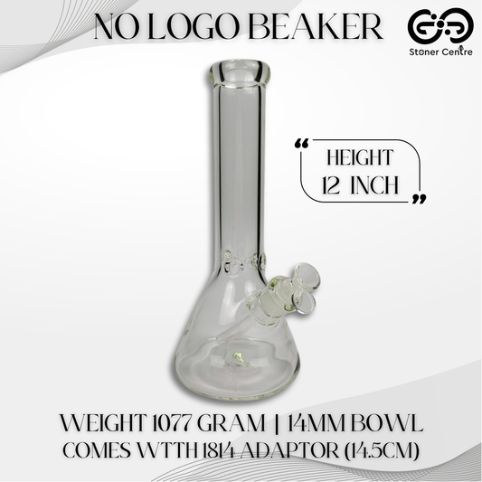 GLASS BONG | NO LOGO BEAKER NOLOGO 12 INCH