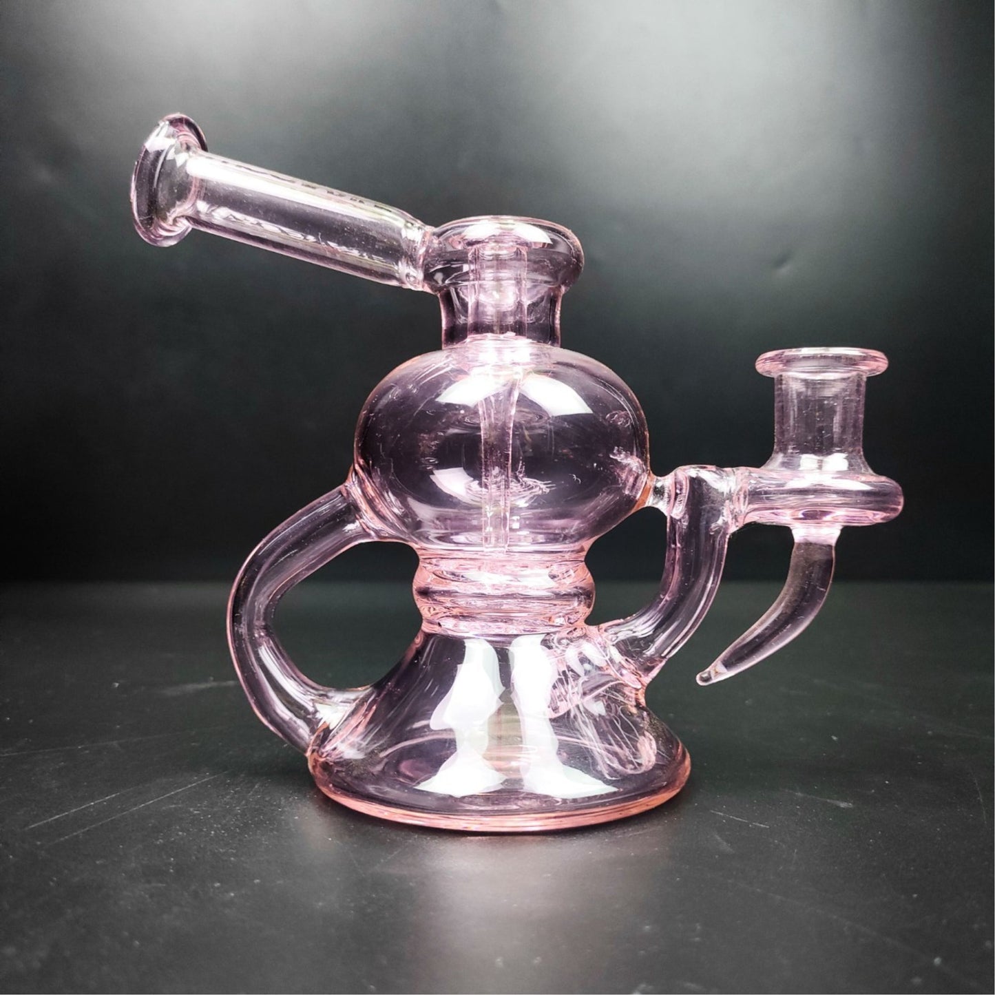 Glass Bong | 7 Pcs Recycler II Portable Oil Rig Set Full 