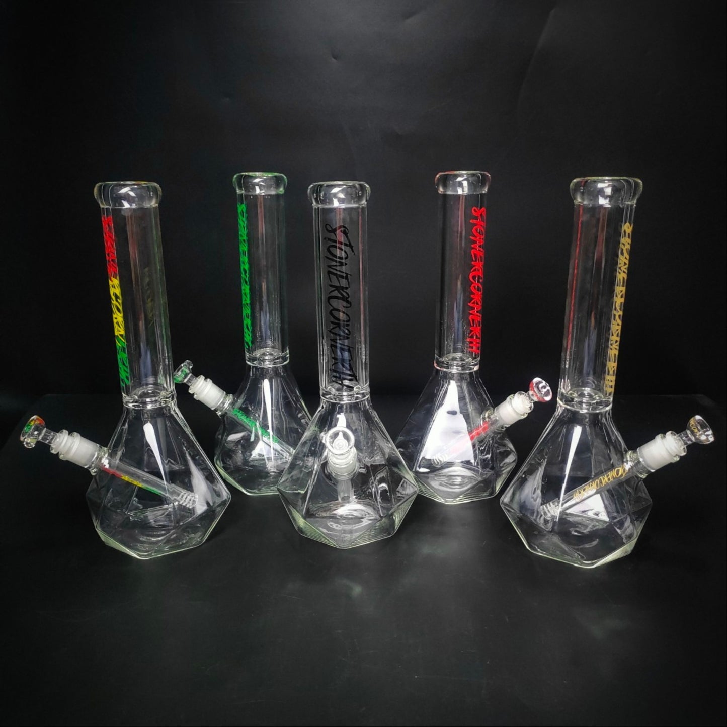 Glass Bong | STONERCORNERTH DIAMOND BONG 14 INCH