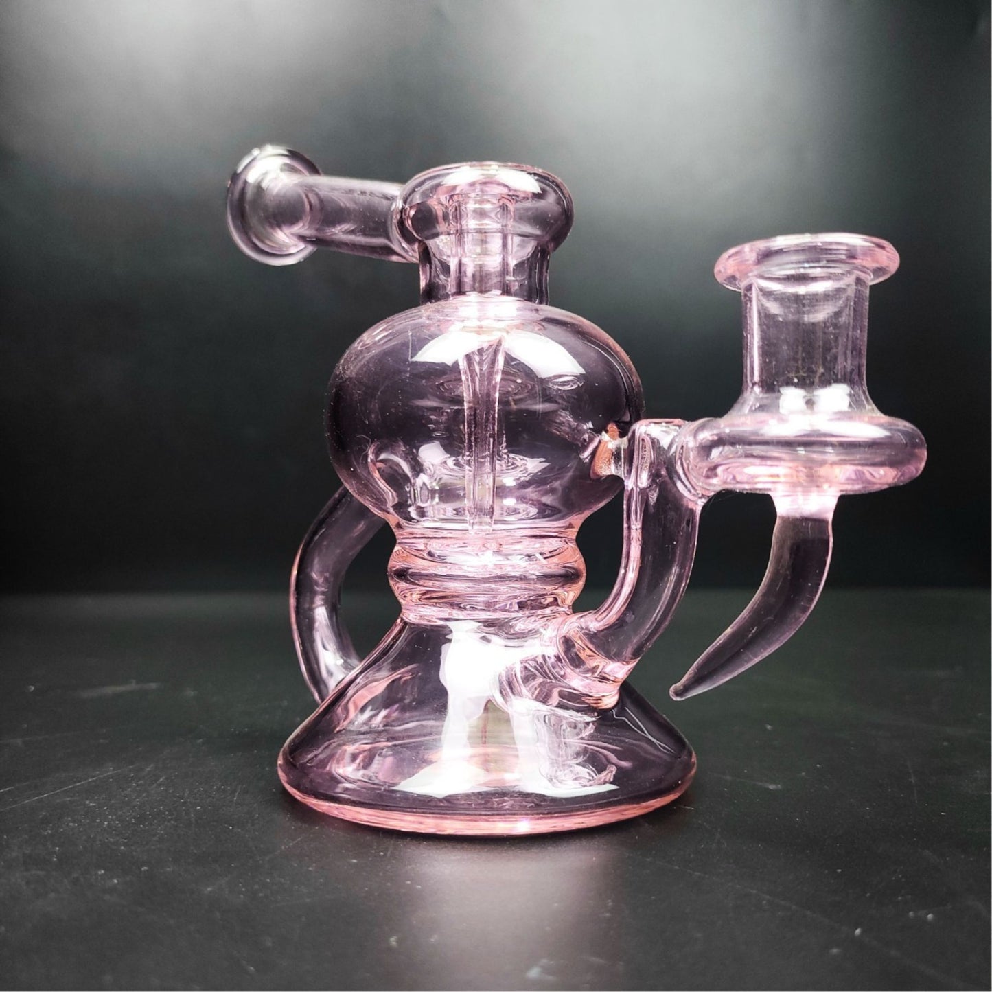 Glass Bong | 7 Pcs Recycler II Portable Oil Rig Set Full 