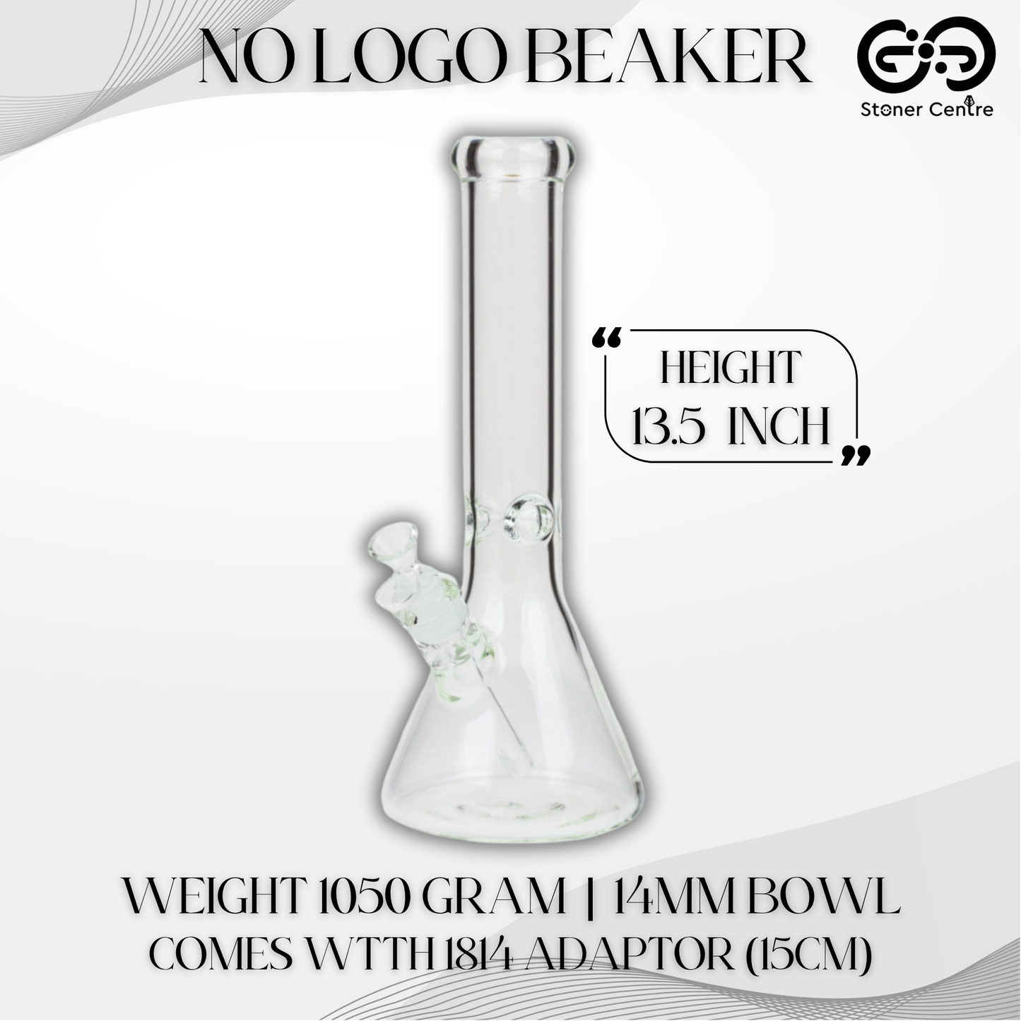 GLASS BONG | NO LOGO BEAKER NOLOGO 13.5 INCH