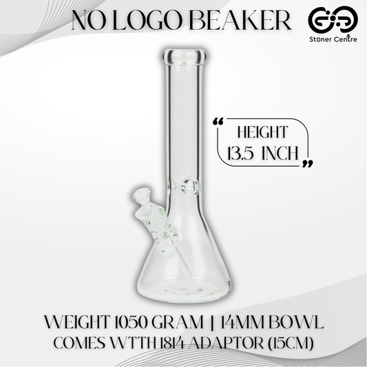 GLASS BONG | NO LOGO BEAKER NOLOGO 13.5 INCH