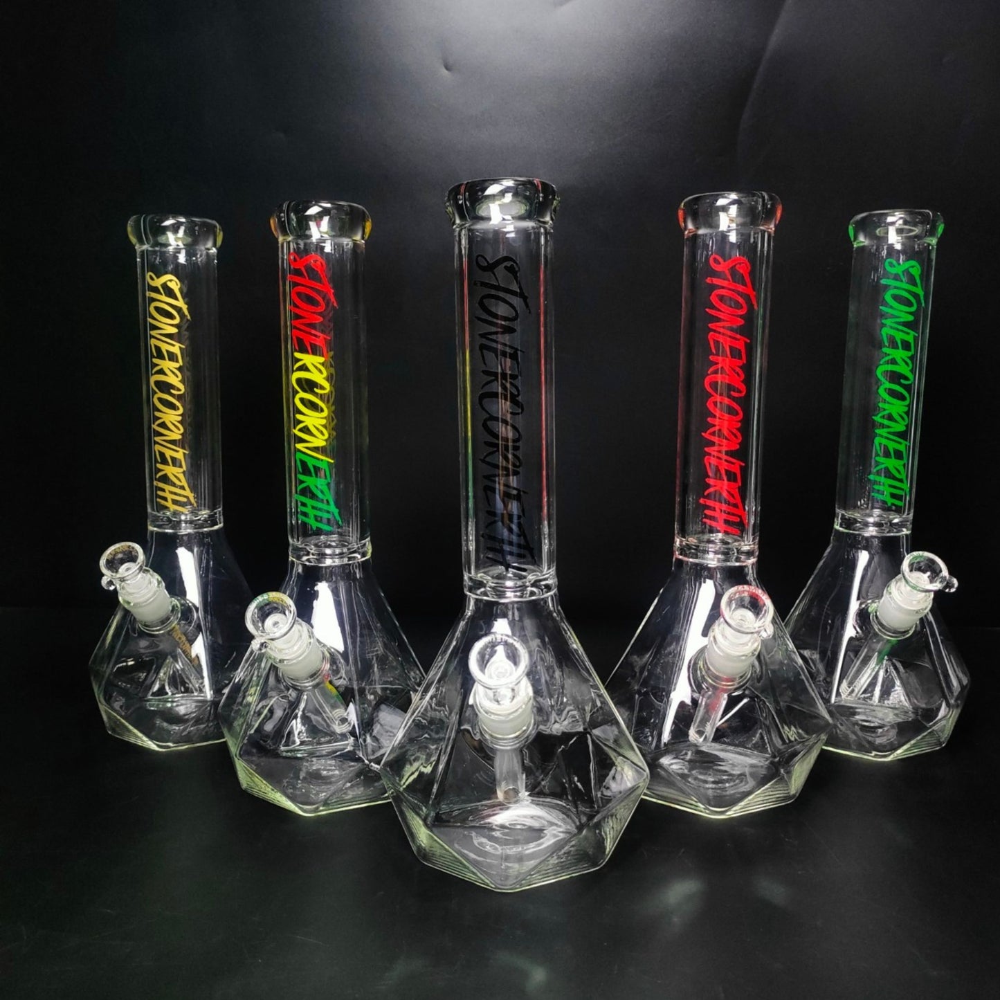 Glass Bong | STONERCORNERTH DIAMOND BONG 14 INCH