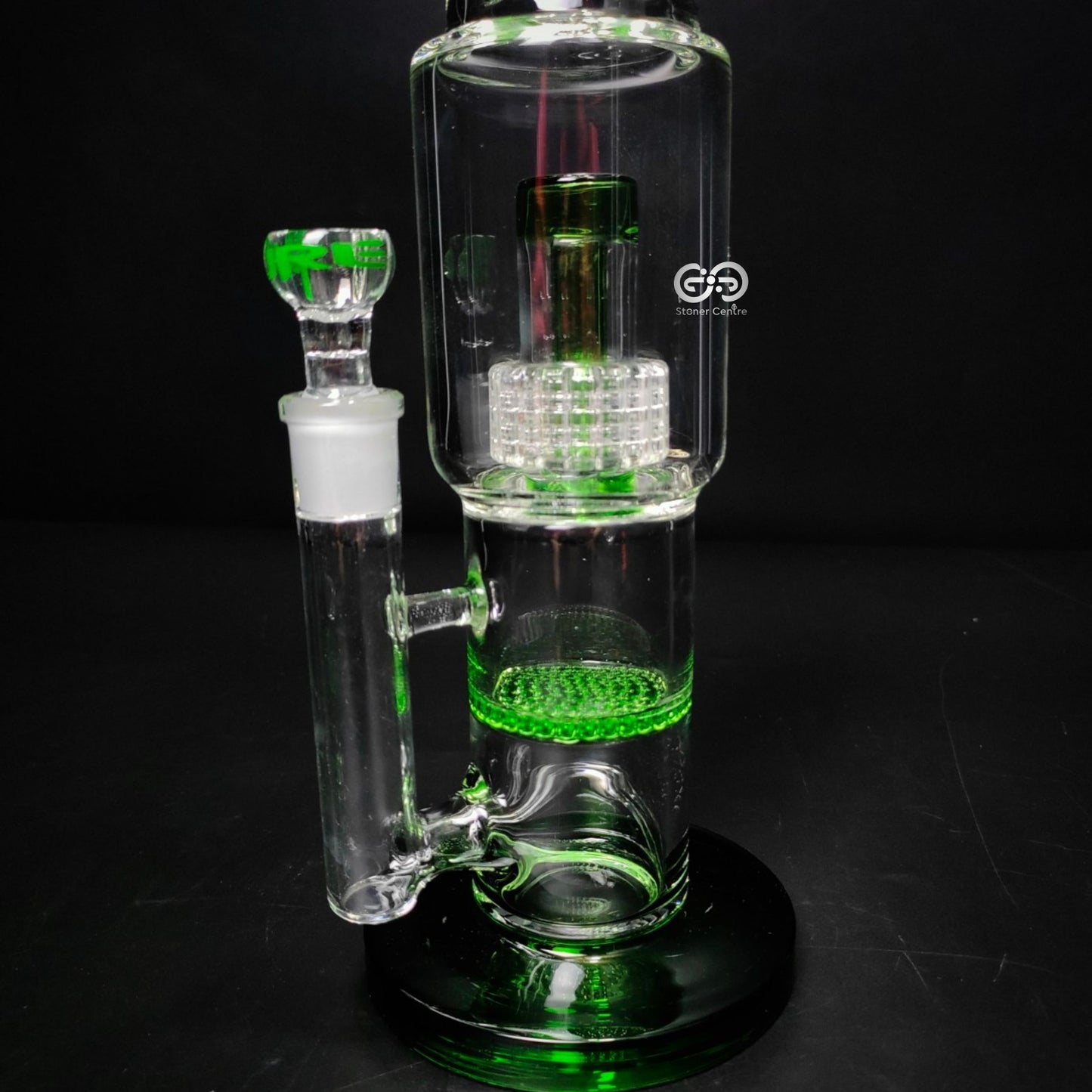 Glass Bong | PURE STRAIGHT DOUBLE PERCCOLATORS 16 INCH